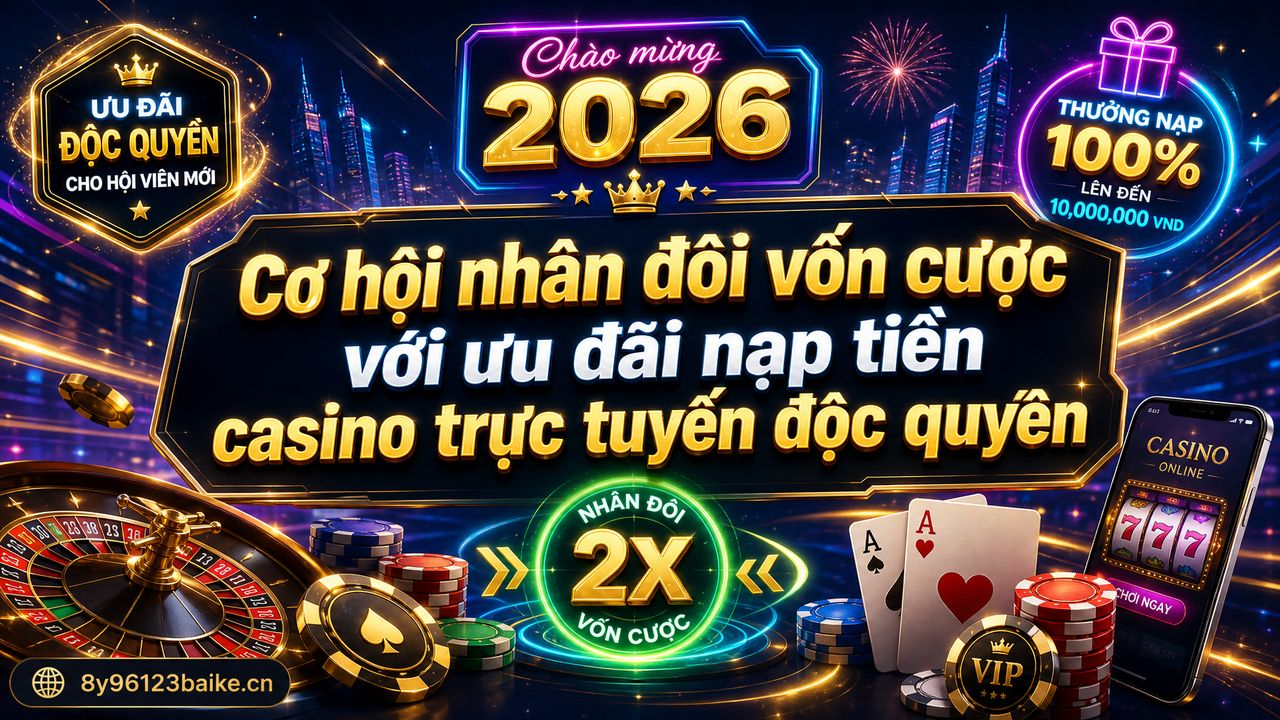 Cơ hội nhân đôi vốn cược với ưu đãi nạp tiền casino trực tuyến độc quyền