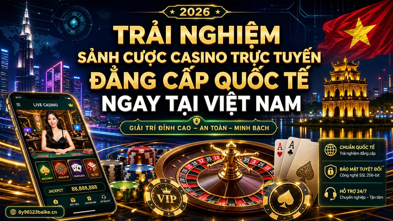 Trải nghiệm sảnh cược casino trực tuyến đẳng cấp quốc tế ngay tại Việt Nam